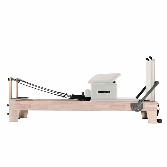 Reformer Pilates Chêne Massif - Cuir Végétal Premium | Atelier Pilate