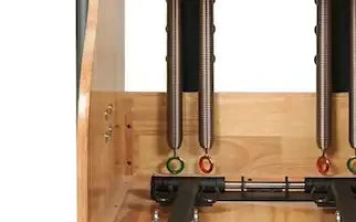 Ressorts calibres codes par couleur de la Chaise Combo