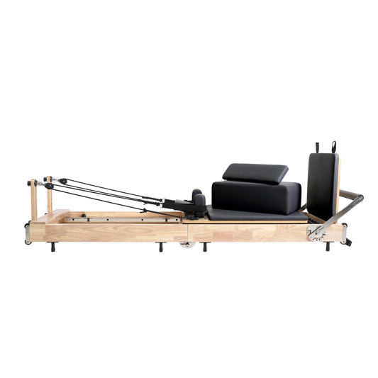 Reformer Pilates Pliable en Chêne – Reformer Pliable de Niveau Studio - Atelier Pilate