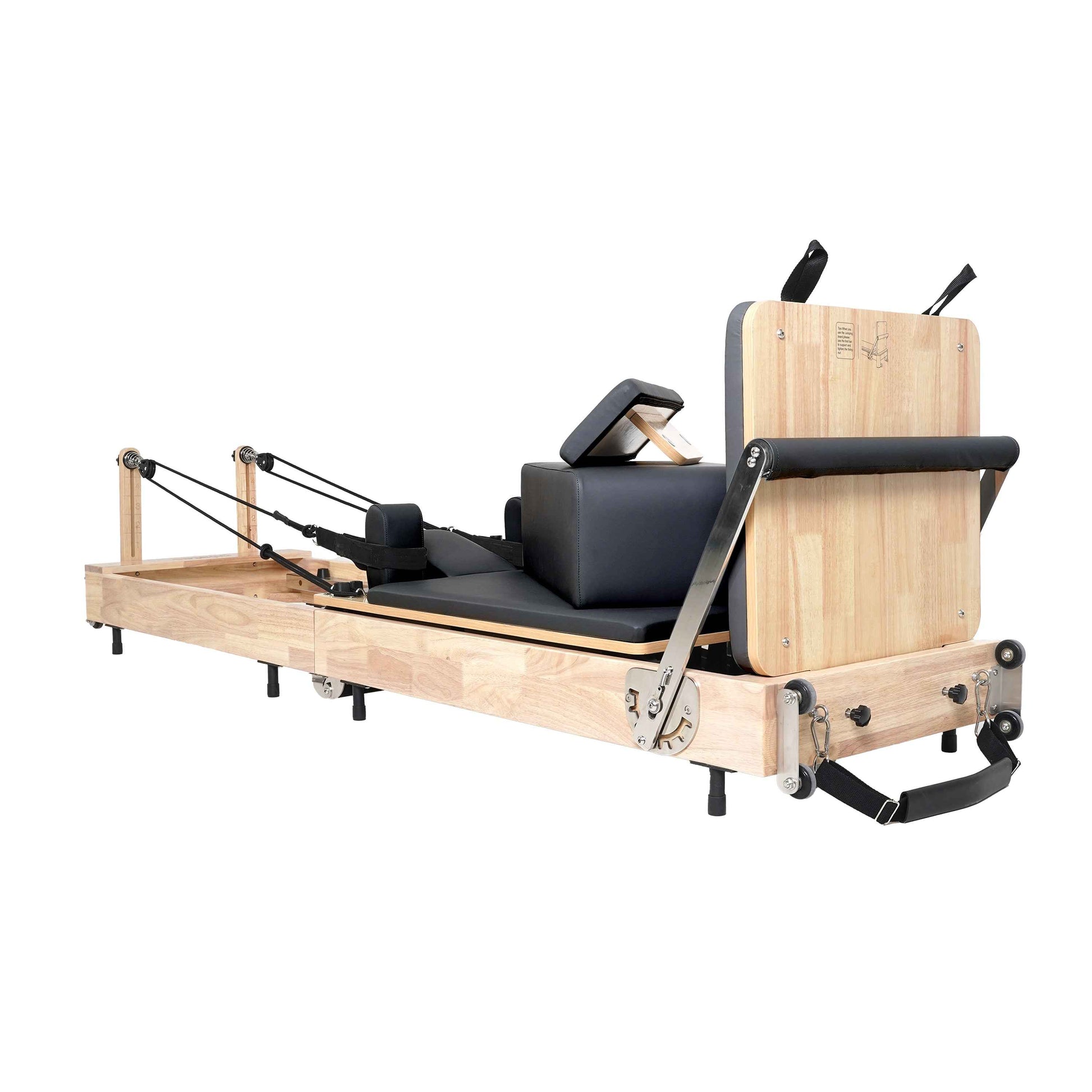 Reformer Pilates Pliable en Chêne – Reformer Pliable de Niveau Studio - Atelier Pilate