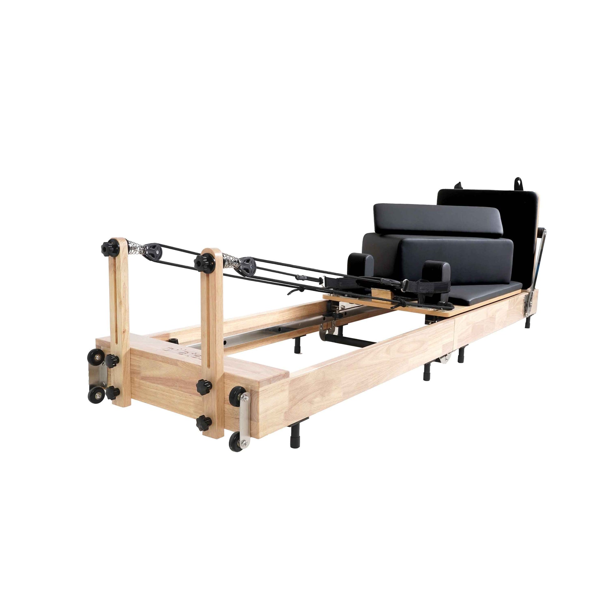 Reformer Pilates Pliable en Chêne – Reformer Pliable de Niveau Studio - Atelier Pilate
