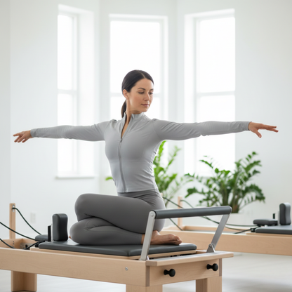 Reformer Pilates classic en Chêne - Atelier Pilate