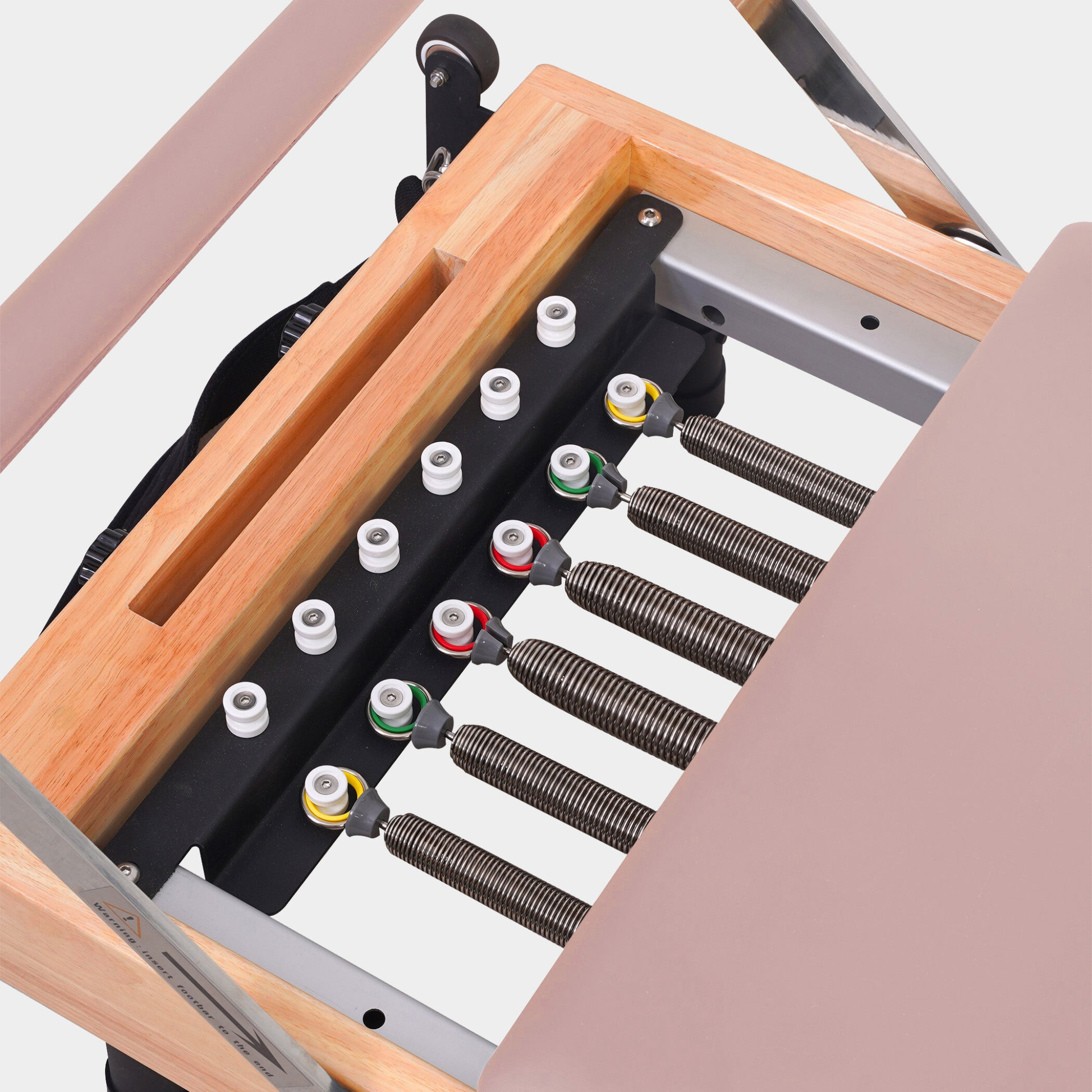 Reformer Pilates Pliable en Chêne – Reformer Pliable de Niveau Studio - Atelier Pilate
