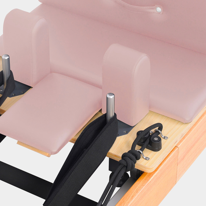 Reformer Pilates Pliable en Chêne – Reformer Pliable de Niveau Studio - Atelier Pilate