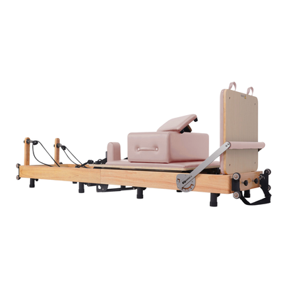 Reformer Pilates Pliable en Chêne – Reformer Pliable de Niveau Studio - Atelier Pilate