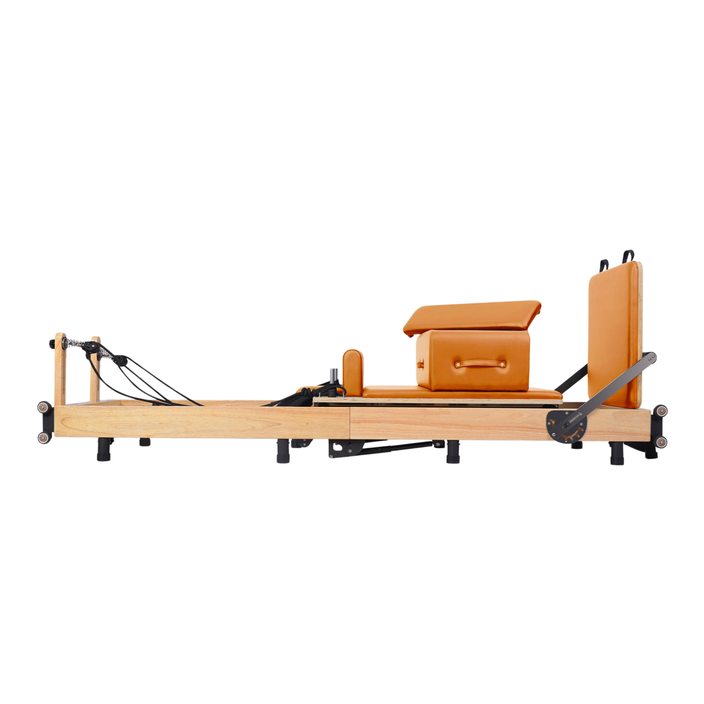 Reformer Pilates Pliable en Chêne – Reformer Pliable de Niveau Studio - Atelier Pilate