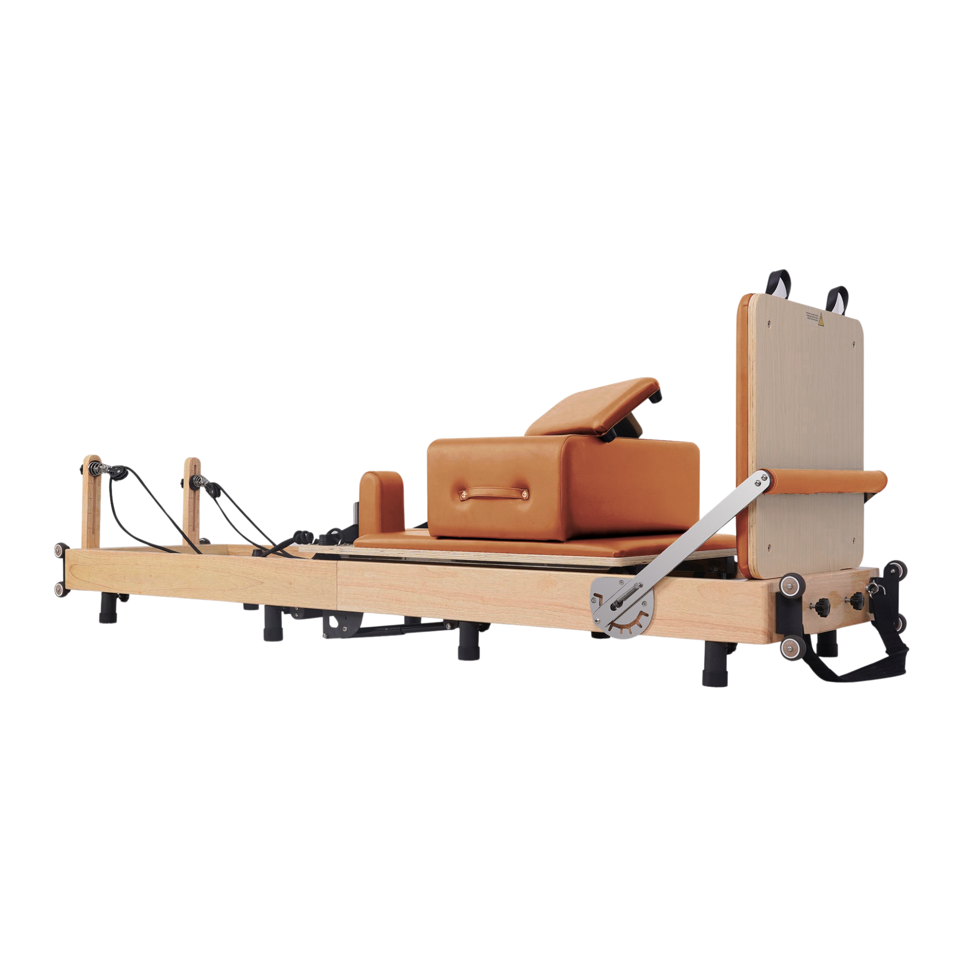 Reformer Pilates Pliable en Chêne – Reformer Pliable de Niveau Studio - Atelier Pilate