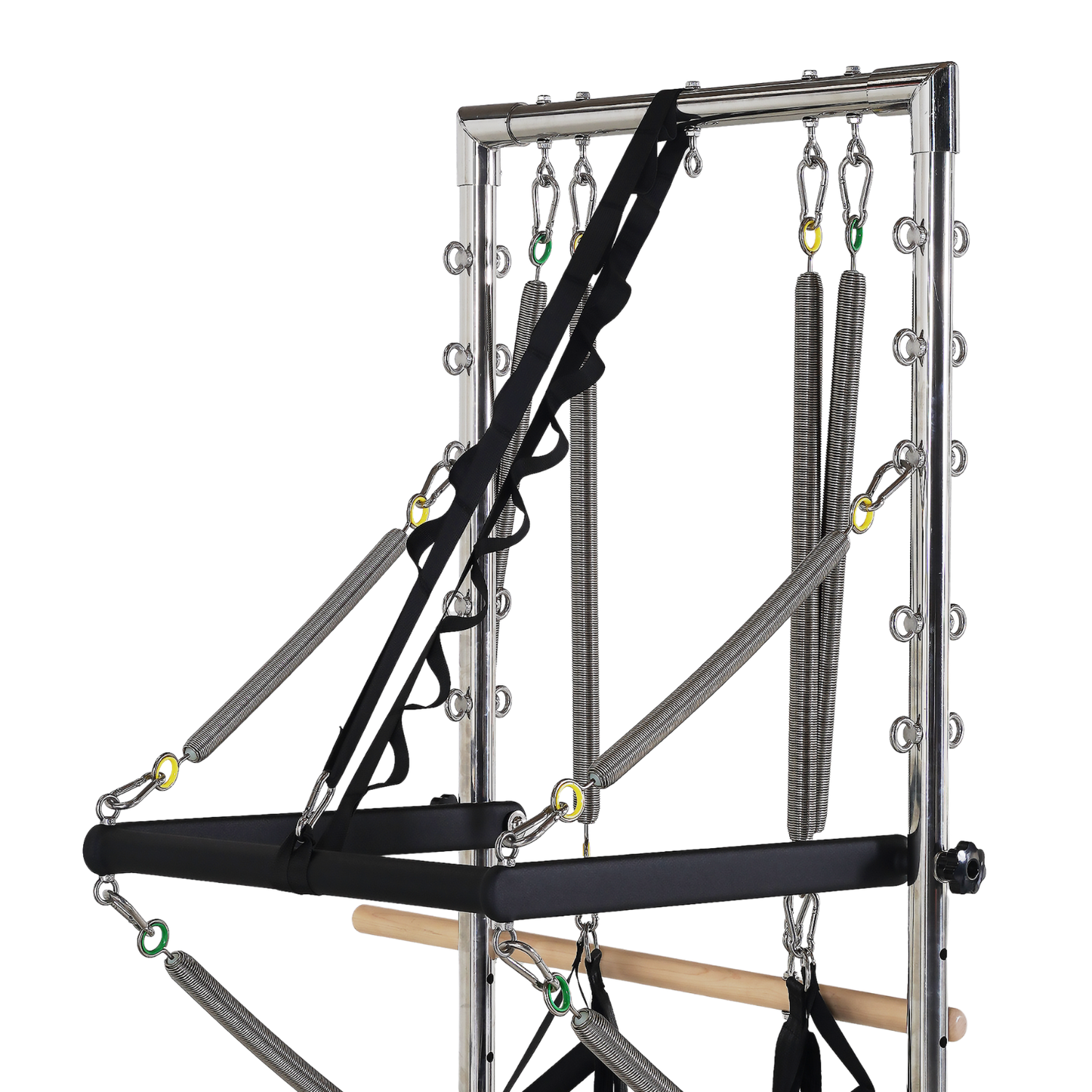 Reformer Pilates en érable avec tour - Atelier Pilate