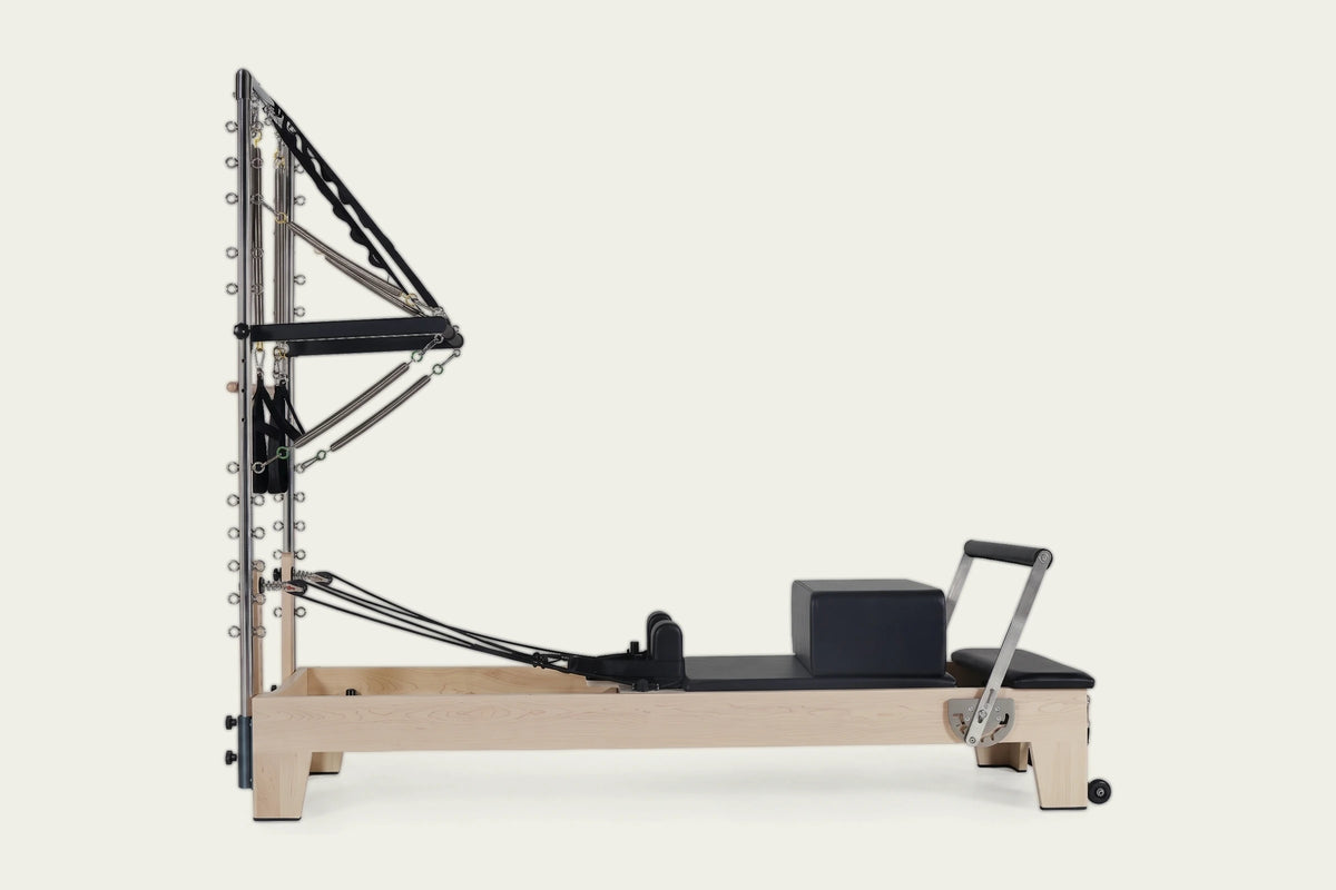 Reformer Maitre avec tour vu de profil, anatomie du produit