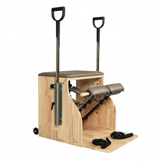 Chaise Wunda Pilates Bois – Résistance Réglable - Atelier Pilate