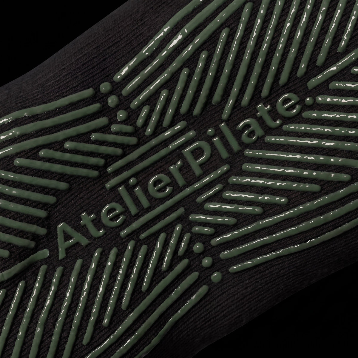 Chaussettes Pilates Antidérapantes Noires - Atelier Pilate