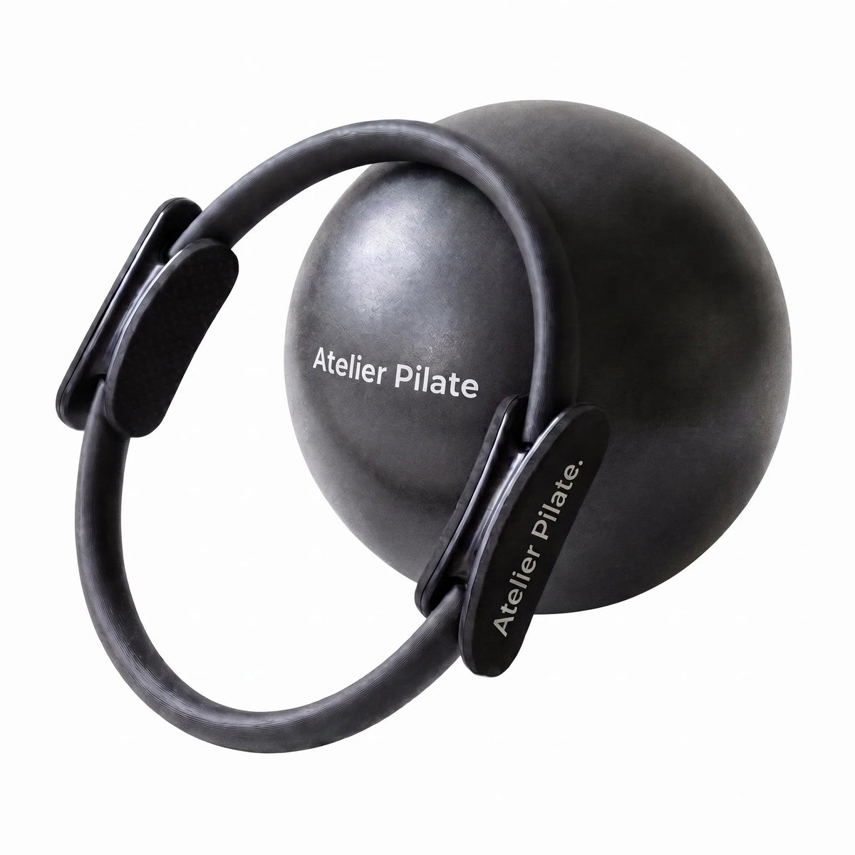 Pack Balle & Anneau Pilates Noirs - Duo Renforcement - Atelier Pilate
