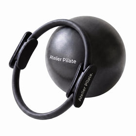 Pack Balle & Anneau Pilates Noirs - Duo Renforcement - Atelier Pilate