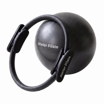 Pack Balle & Anneau Pilates Noirs - Duo Renforcement - Atelier Pilate
