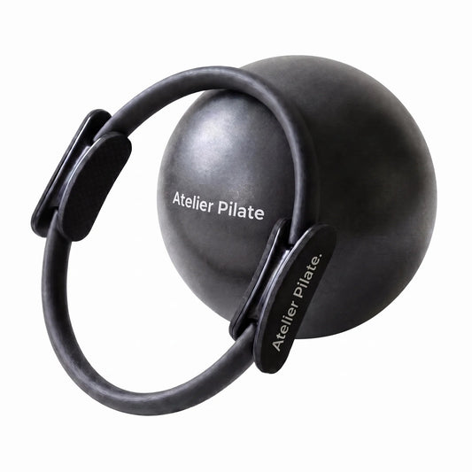 Pack Balle & Anneau Pilates Noirs - Duo Renforcement - Atelier Pilate
