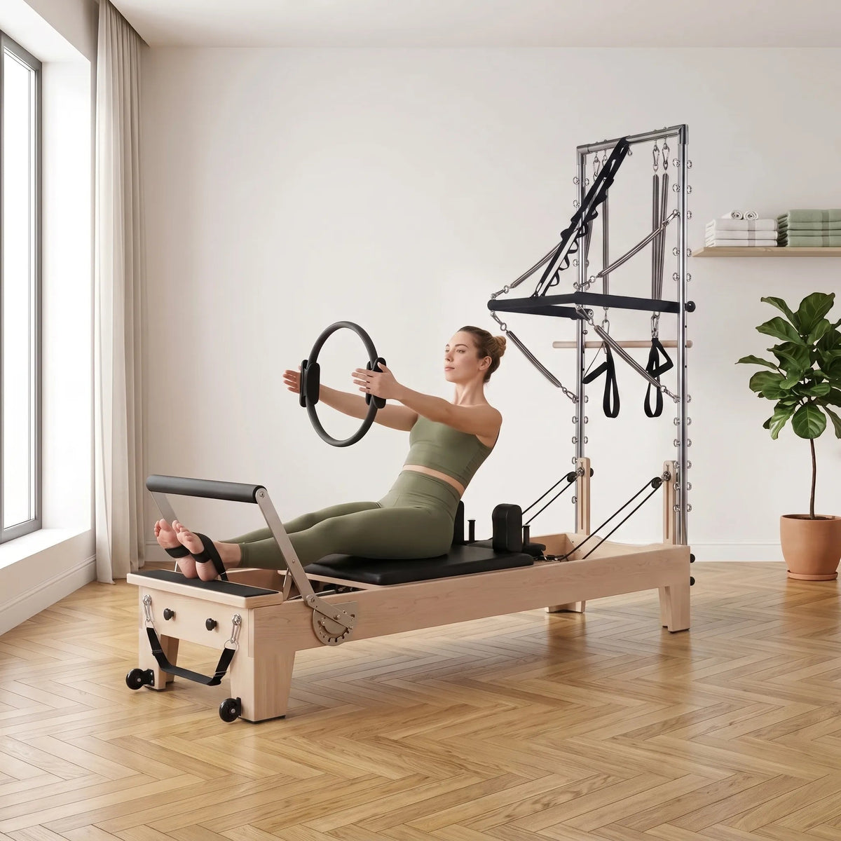 Pack Balle & Anneau Pilates Noirs - Duo Renforcement - Atelier Pilate