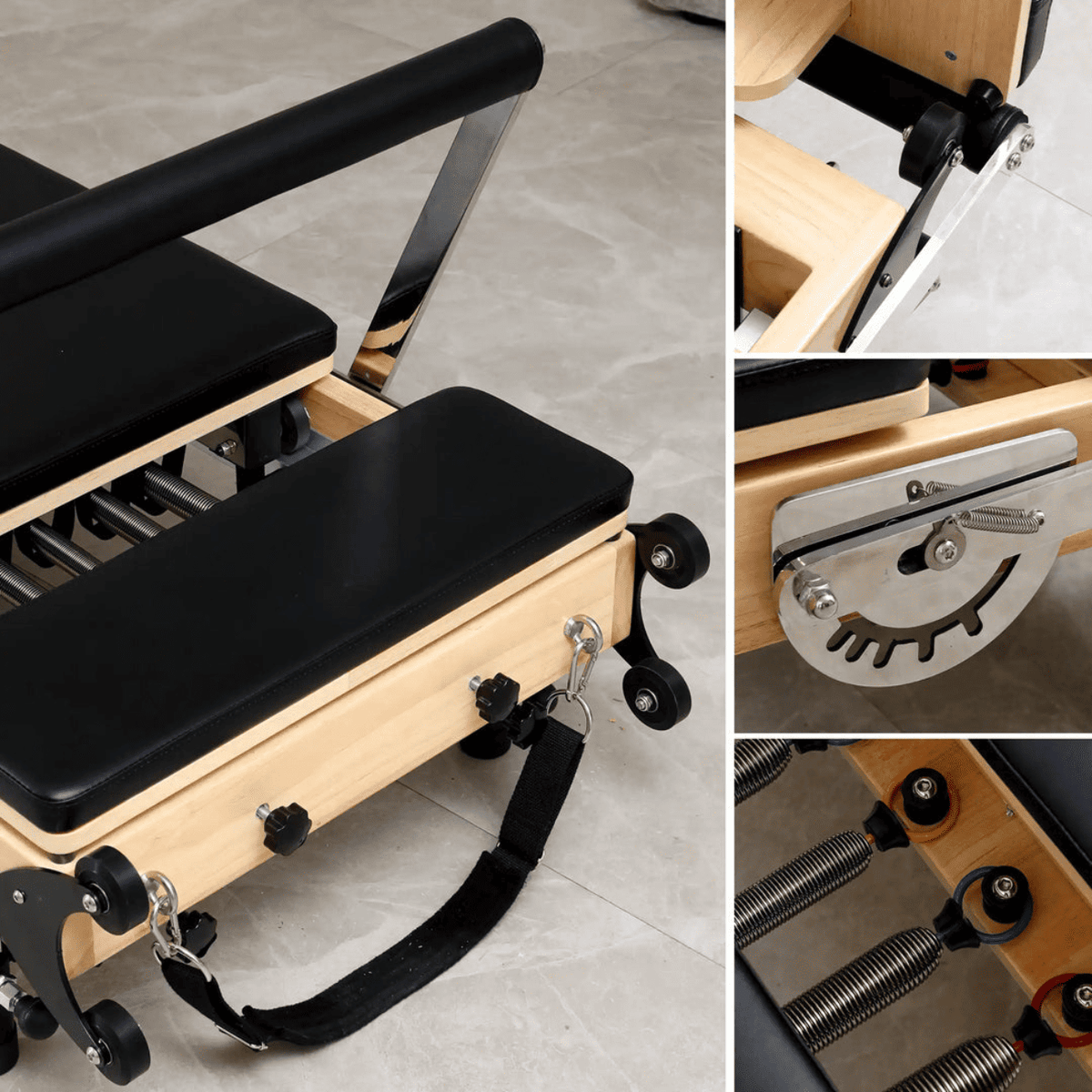 Reformer Cadence - Pliable hauteur réglable - Atelier Pilate