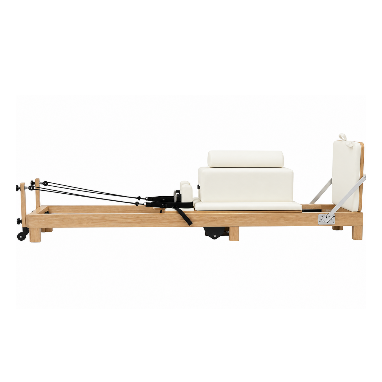Reformer Pilates Pliable Bois Massif Cuir Végétal Premium | Atelier Pilate